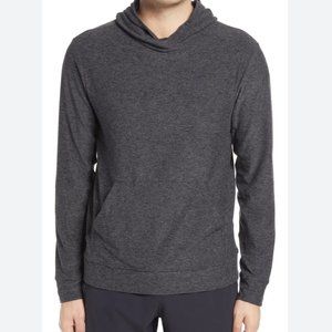 Outdoor Voices - All Day Cloudknit Hoodie in Charcoal Gray - Size S